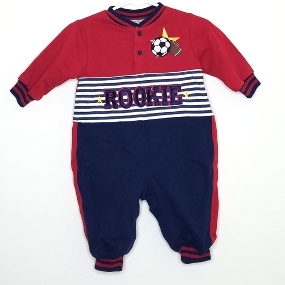Miniwear Rookie Sports Romper 3-6m - Picture 1 of 4